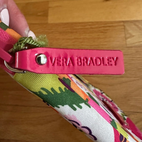 NWT Vera Bradley Neoprene Medium Tablet Sleeve Clementine Pink Orange Yellow - Picture 6 of 9